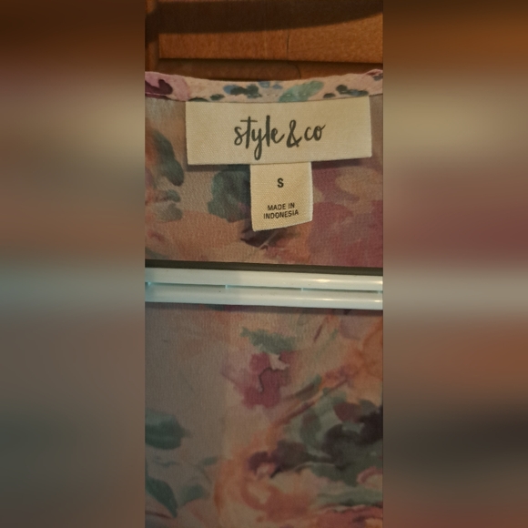 Bell-Sleeve Chiffon Kimono Cardigan - Picture 6 of 11